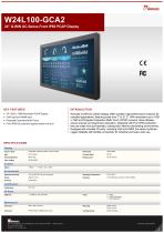24" G-WIN GC-Series Front IP65 PCAP Display W24L100-GCA2