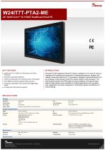 24" Intel® Core™ i5-1135G7 Healthcare Panel PC W24IT7T-PTA2-ME