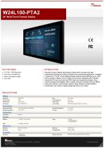 24" Multi-Touch Chassis Display W24L100-PTA2