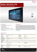 24" PCAP Touch Panel Mount Display W24L100-EHC1OD
