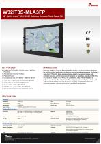 32" Intel® Core™ i5-1135G7 Defence Console Rack Panel PC W32IT3S-MLA3FP