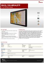 43" 4K UHD Marine Display W43L100-MRA2FP