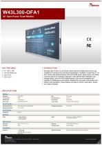 43” Open Frame Touch Monitor W43L300-OFA1