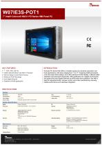 7" Intel® Celeron® N6211 PO Series HMI Panel PC W07IE3S-POT1