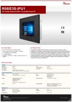 8.4" Intel® Celeron® N6211 Front IP65 Panel PC R08IE3S-IPU1