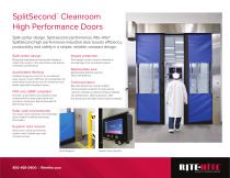 SplitSecond™  Cleanroom High Performance Doors