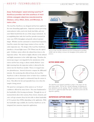 LaserTrac Autofocus