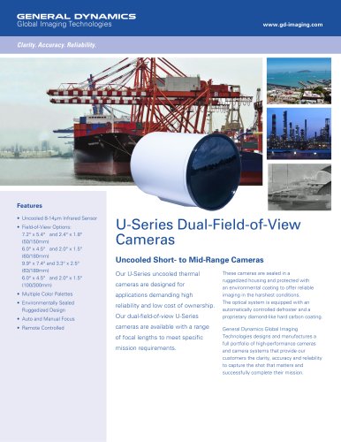 U-Series Dual-Field-of-View Cameras