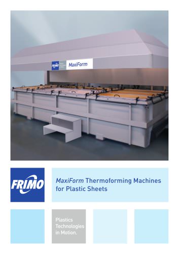 MaxiForm Thermoforming Machines for Plastic Sheets