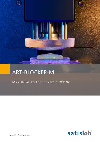 Ophthalmic - ART-Blocker-M - Alloy free manual lens blocker