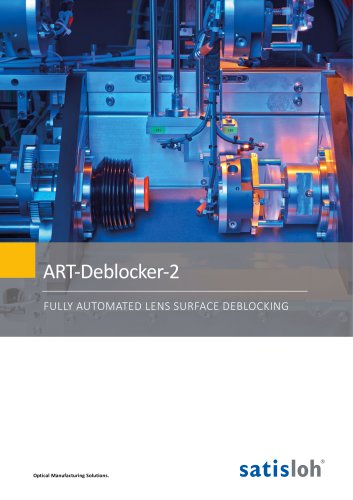 Ophthalmic - ART-Deblocker-2 Automated Lens surface deblocking