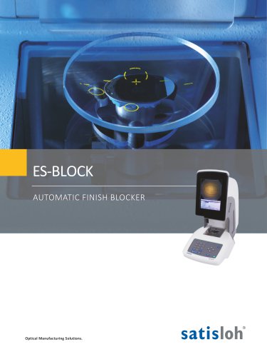 Ophthalmic - ES-block Automatic Finish blocker