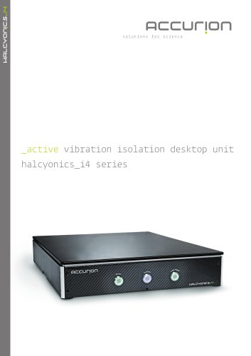 active vibration isolation desktop unit halcyonics_i4 series