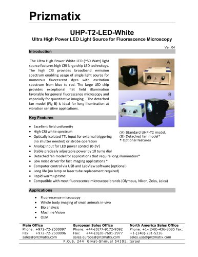 UHP-T2-LED-White