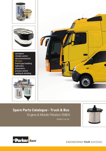 Spare Parts Catalogue - Truck & Bus Engine & Mobile Filtration EMEA