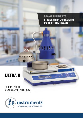 ANALIZZATORI DI UMIDITÀ | A & P Instruments