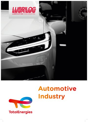 Lubrilog Automotive Industry brochure