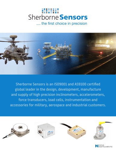 Sherborne Sensors Short Form Catalogue 2013