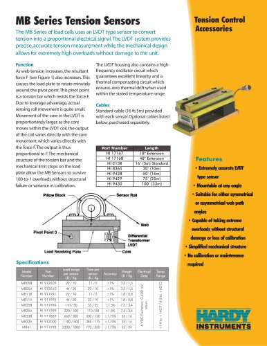 MB Series Tension Sensors