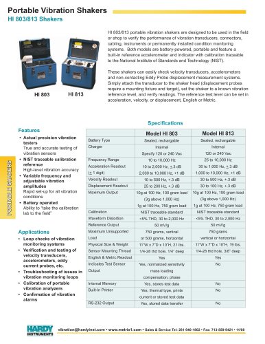 Portable Vibration Shakers