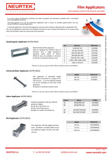 Film Applicators