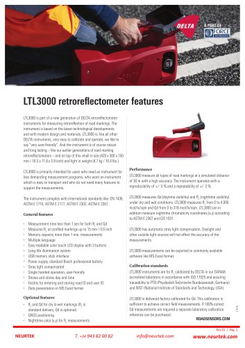 LTL3000 retroreflectometer