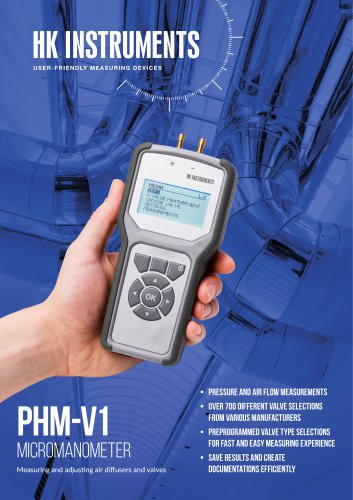 PHM-V1 Micromanometer