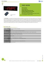 Large-size indicator SWS-W606 datasheet