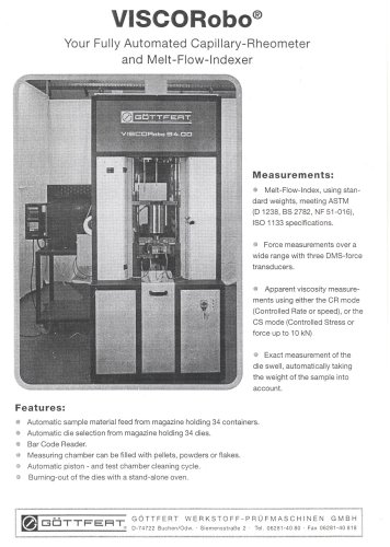 fully automatic rheometer 