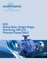 SCE Heavy-Duty, Single Stage, Overhung, API 610 Process Pump