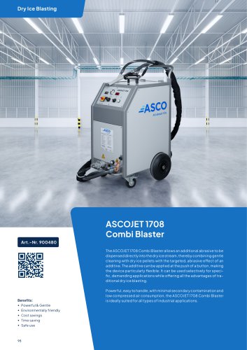 Dry Ice Blasting Unit 1708