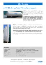 Polyurethane Insulated CO2 Storage Tank