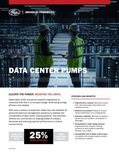 DATA CENTER PUMPS
