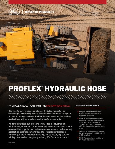 PROFLEX™ HYDRAULIC HOSE