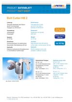 Fact sheets bolt cutters HB2