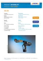 Fact sheets straighteners AS 20