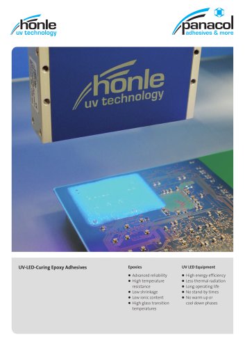 UV-LED-Curing Epoxy Adhesives