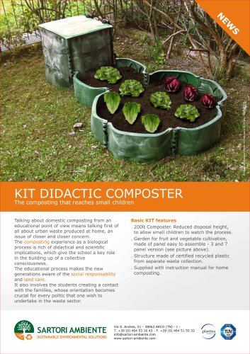 Didactic composter