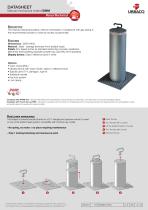 Manual mechanical bollard BMM