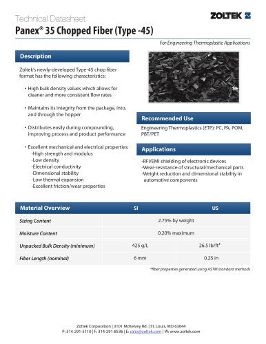 Chopped Pellet - Type 45