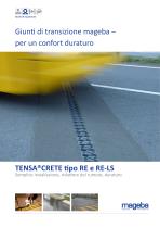 Brochure TENSA-CRETE giunti di dilatazione tipo RE - 1