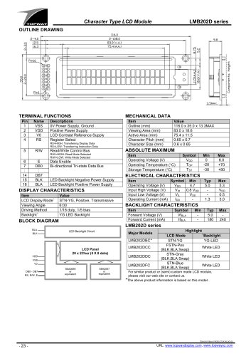 LMB202D Series