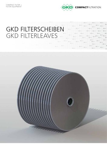 GKD Filterleaves for Precoat Filter equipments Unser