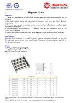 Magengine's catalogue for Magnetic grate