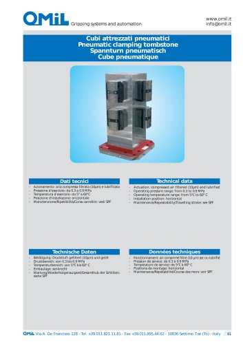 C 160 : cubo attrezzato pneumatico