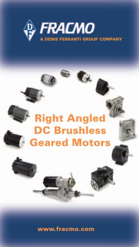 Fracmo right angled DC brushless geared motor