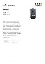 M2710 Digital Portable Calibrator - Datasheet