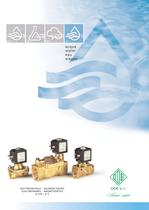 Brochure elettrovalvole per acqua connessioni 3/8" - 2" - 1