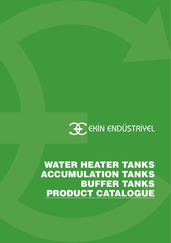 BOILER -ACCUMULATION-BUFFER TANK PRODUCT CATALOGUE