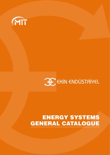 ENERGY SYSTEMS GENERAL CATALOGUE